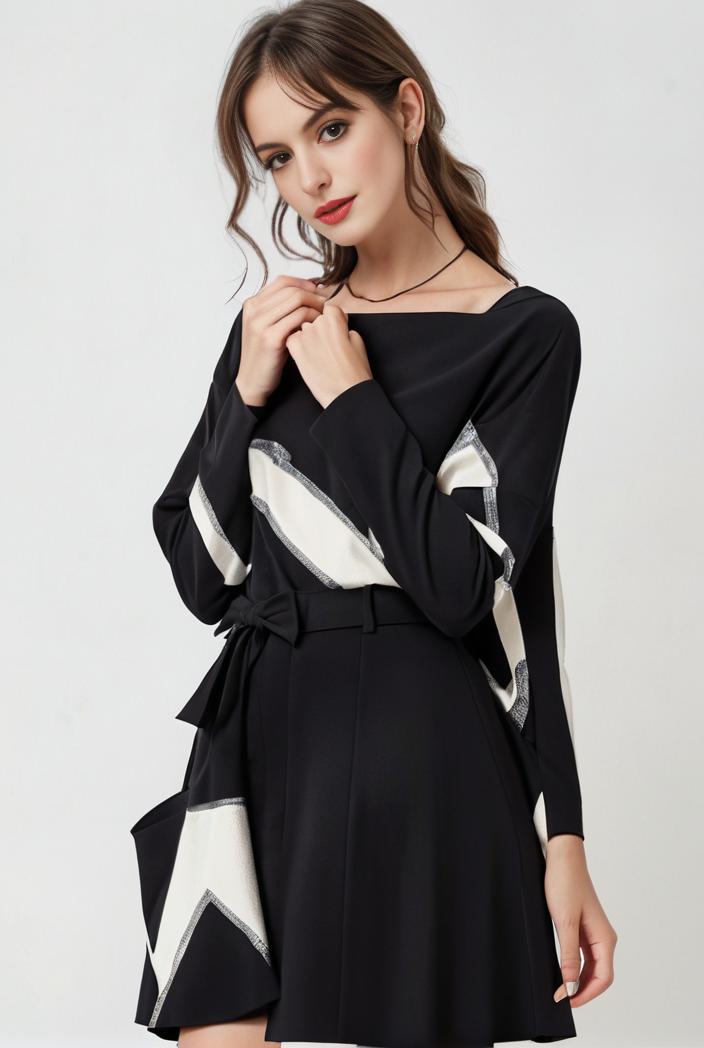 size curve dresses plus size loose elegant floral pattern stitching midi dress 111325