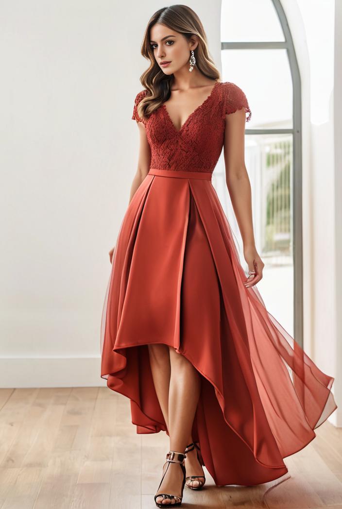 sleeveless v back tulle high low sequin appliques evening dresses 111914