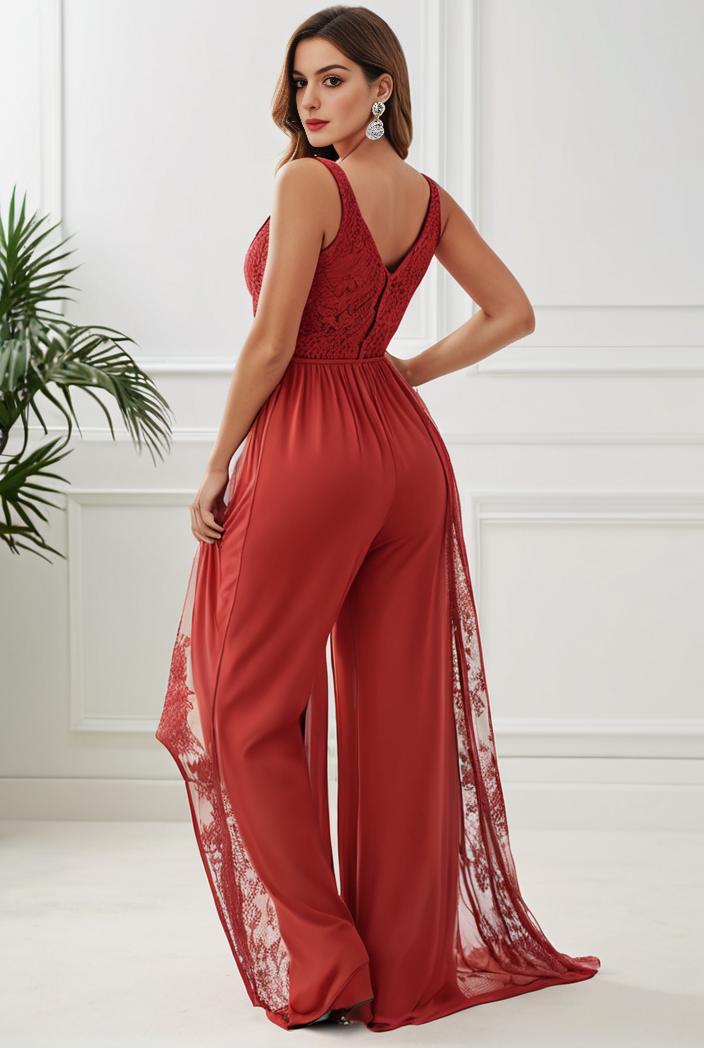 sleeveless v back tulle high low sequin appliques evening dresses 111937