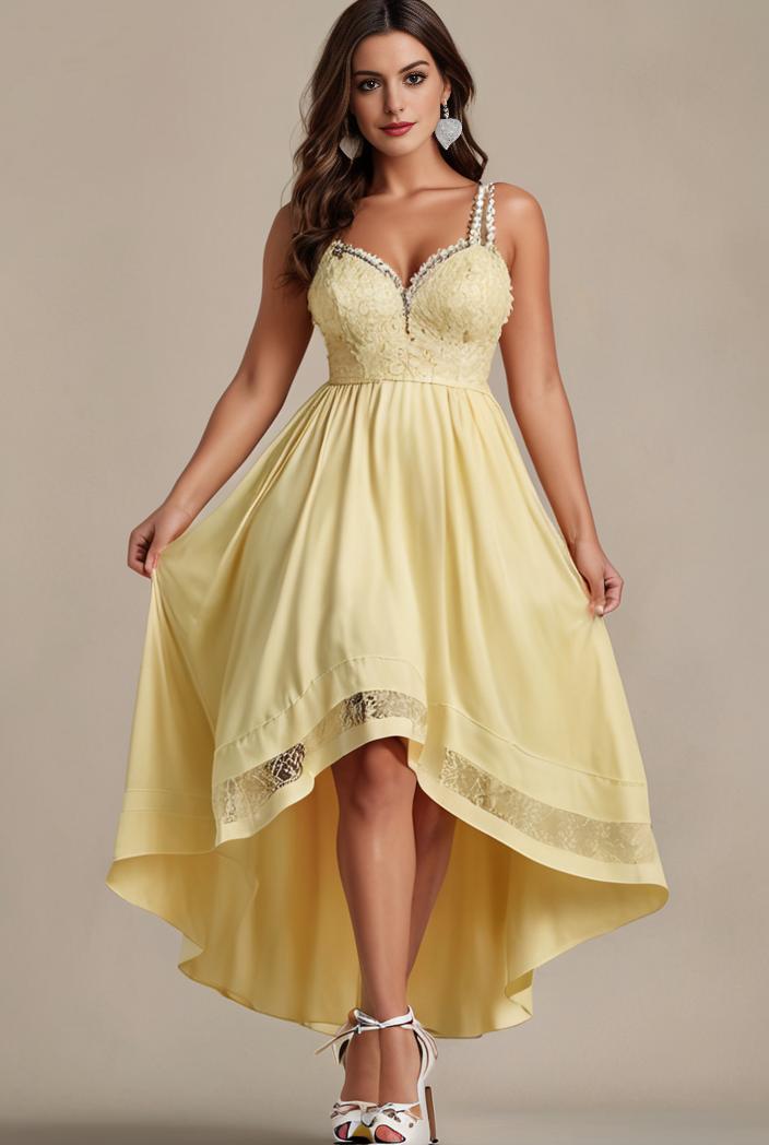 sleeveless v back tulle high low sequin appliques evening dresses 111947