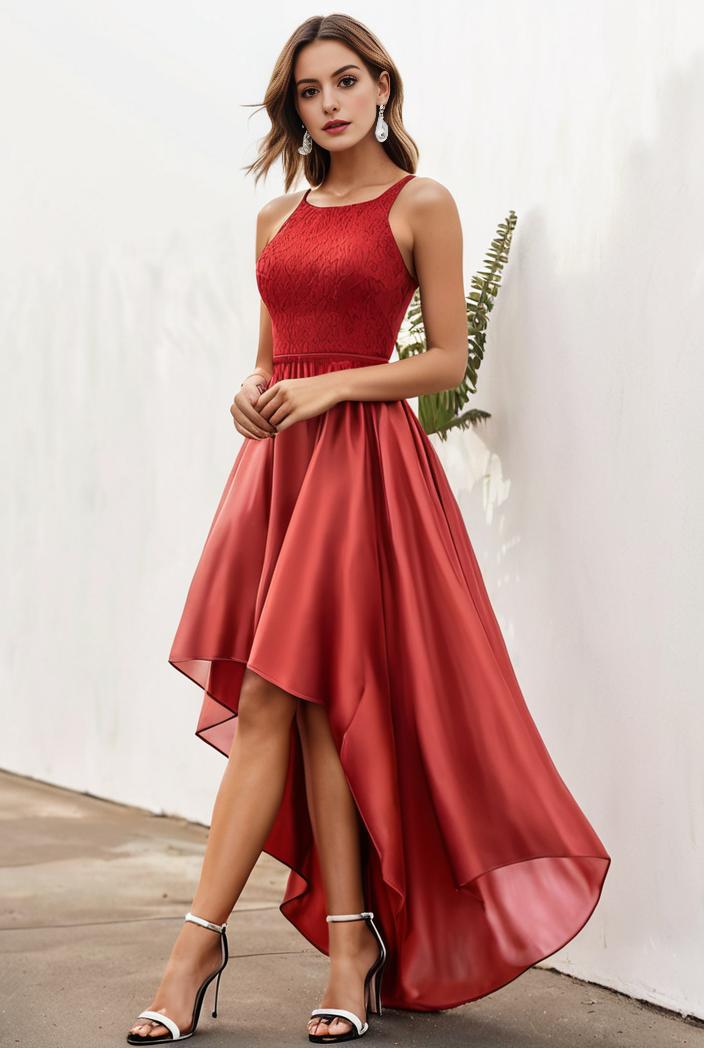 sleeveless v back tulle high low sequin appliques evening dresses 111982