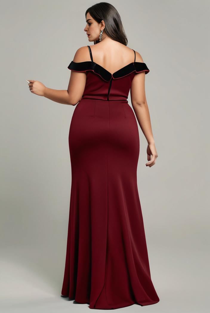 stylish plus size bodycon deep v neck sequin evening dress 112954