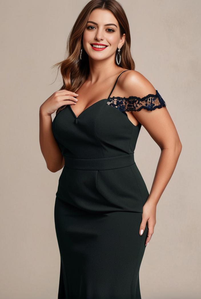 stylish plus size bodycon deep v neck sequin evening dress 112963