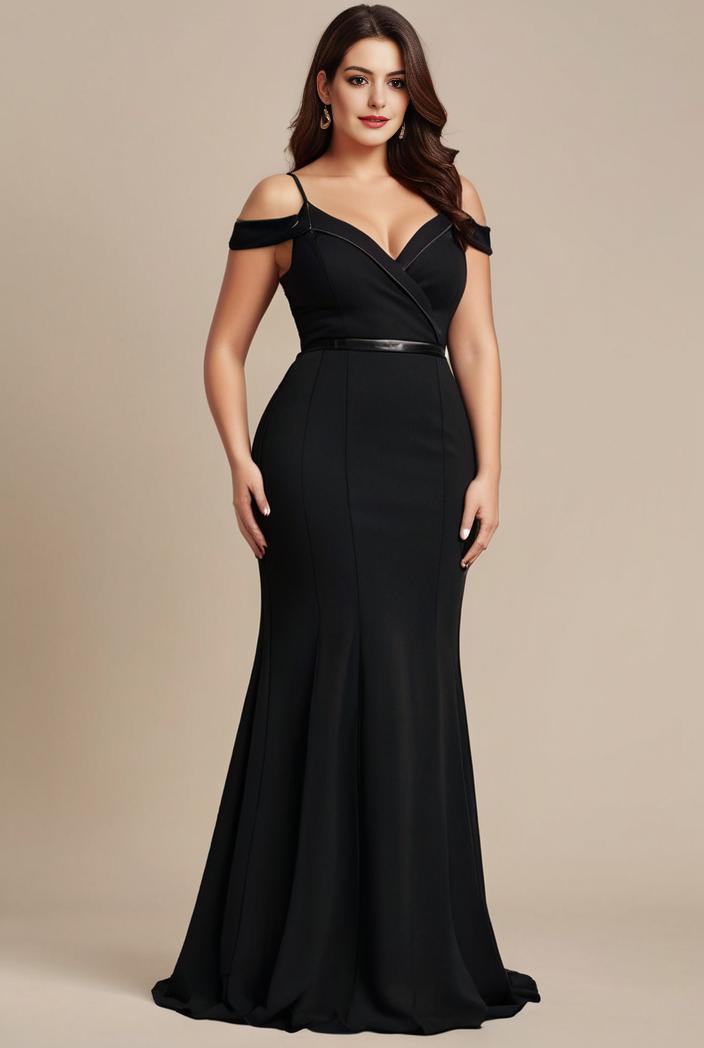 stylish plus size bodycon deep v neck sequin evening dress 112969