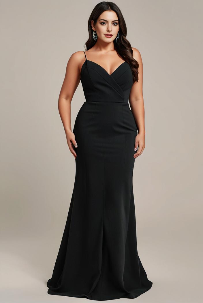 stylish plus size bodycon deep v neck sequin evening dress 112970
