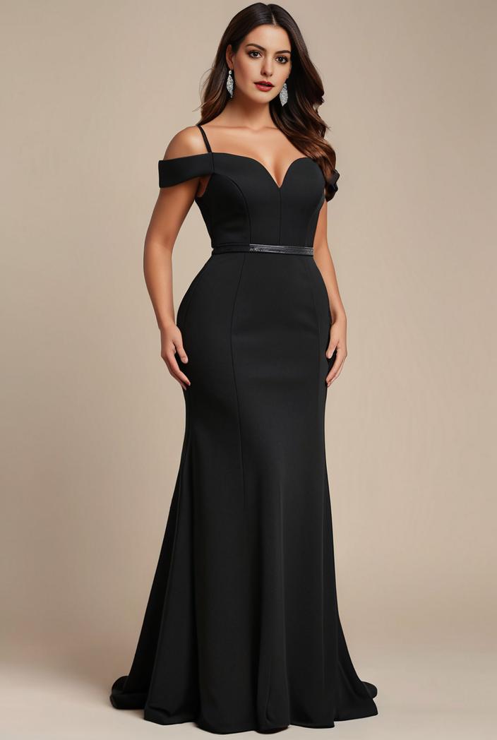 stylish plus size bodycon deep v neck sequin evening dress 112976