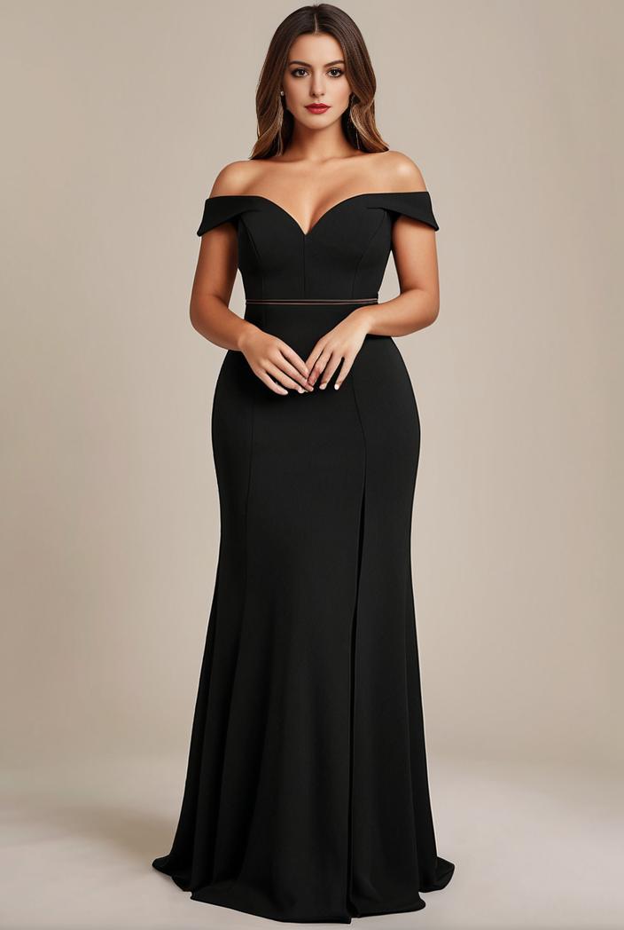 stylish plus size bodycon deep v neck sequin evening dress 112982