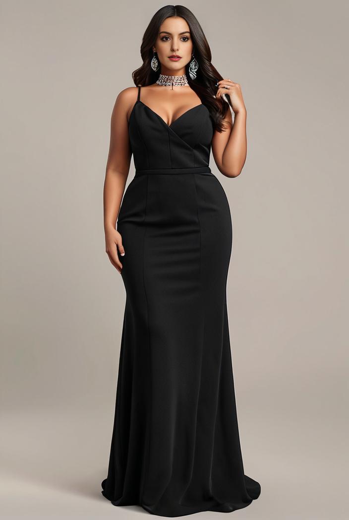 stylish plus size bodycon deep v neck sequin evening dress 112986