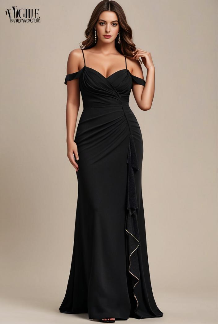 stylish plus size bodycon deep v neck sequin evening dress 112991
