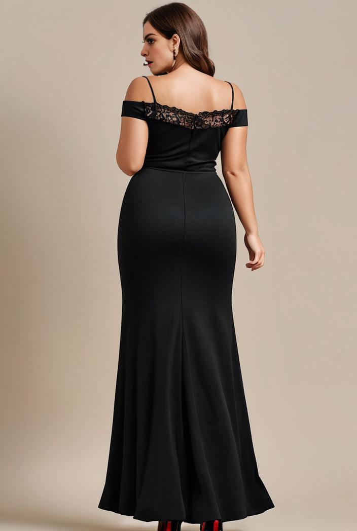 stylish plus size bodycon deep v neck sequin evening dress 113003