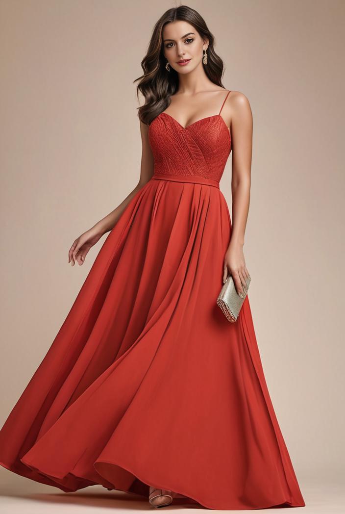 convertible chiffon lace open back spaghetti straps bridesmaid dress 116200