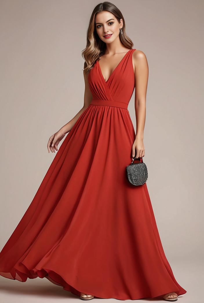 convertible chiffon lace open back spaghetti straps bridesmaid dress 116201