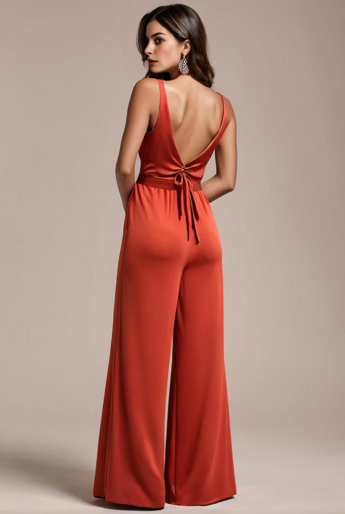 convertible chiffon lace open back spaghetti straps bridesmaid dress 116238