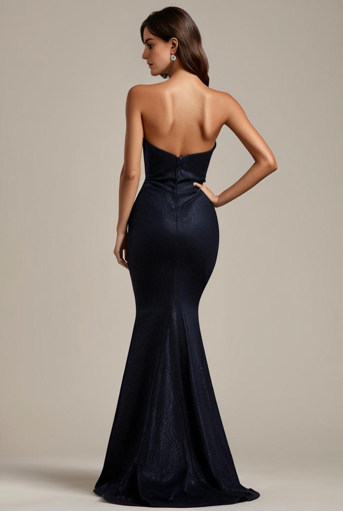 glitter spaghetti strap u veck open back bodycon stretchy evening dress 120932
