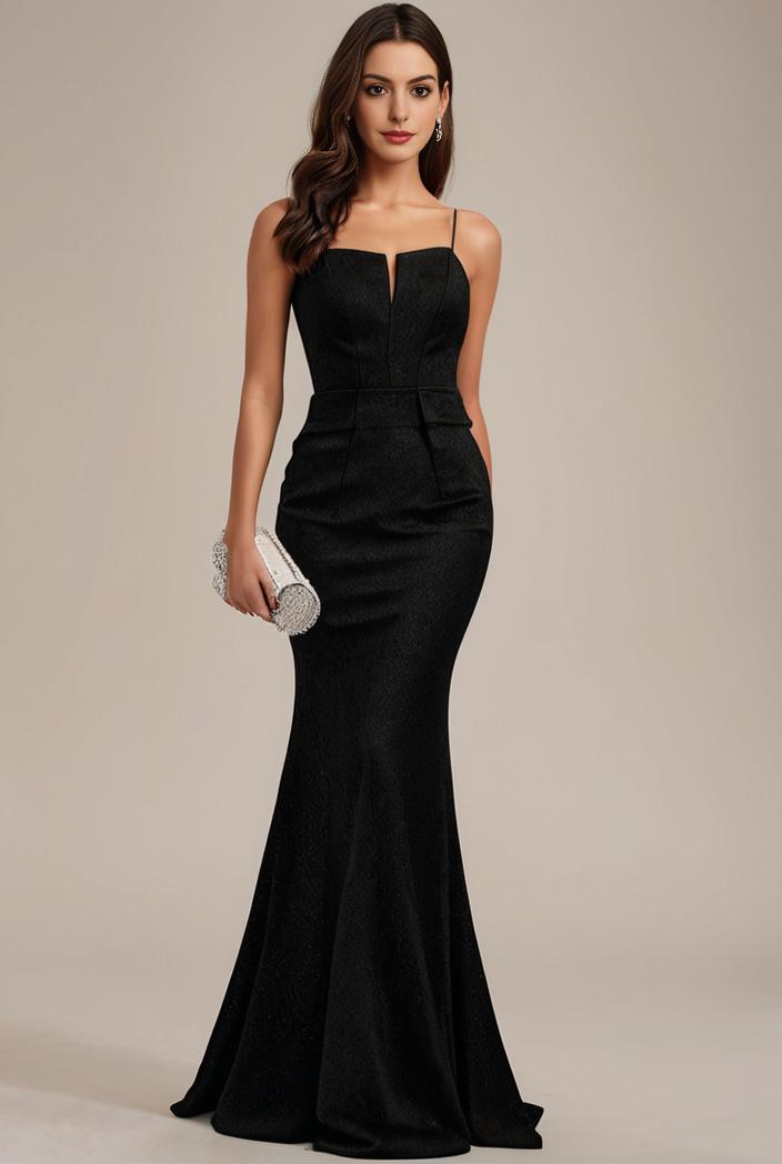 glitter spaghetti strap u veck open back bodycon stretchy evening dress 120943