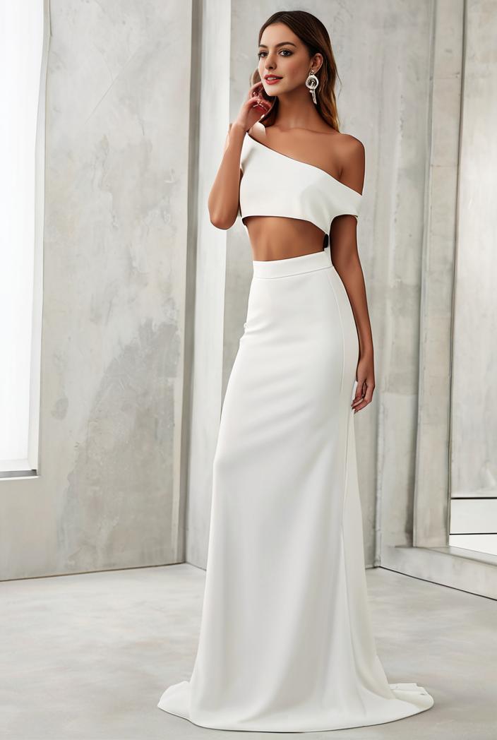 off shoulder spaghetti strap a line maternity dress 122537
