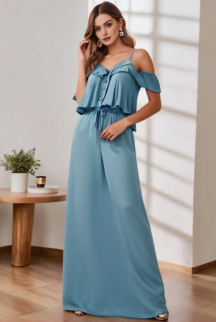 off shoulder spaghetti strap a line maternity dress 122558