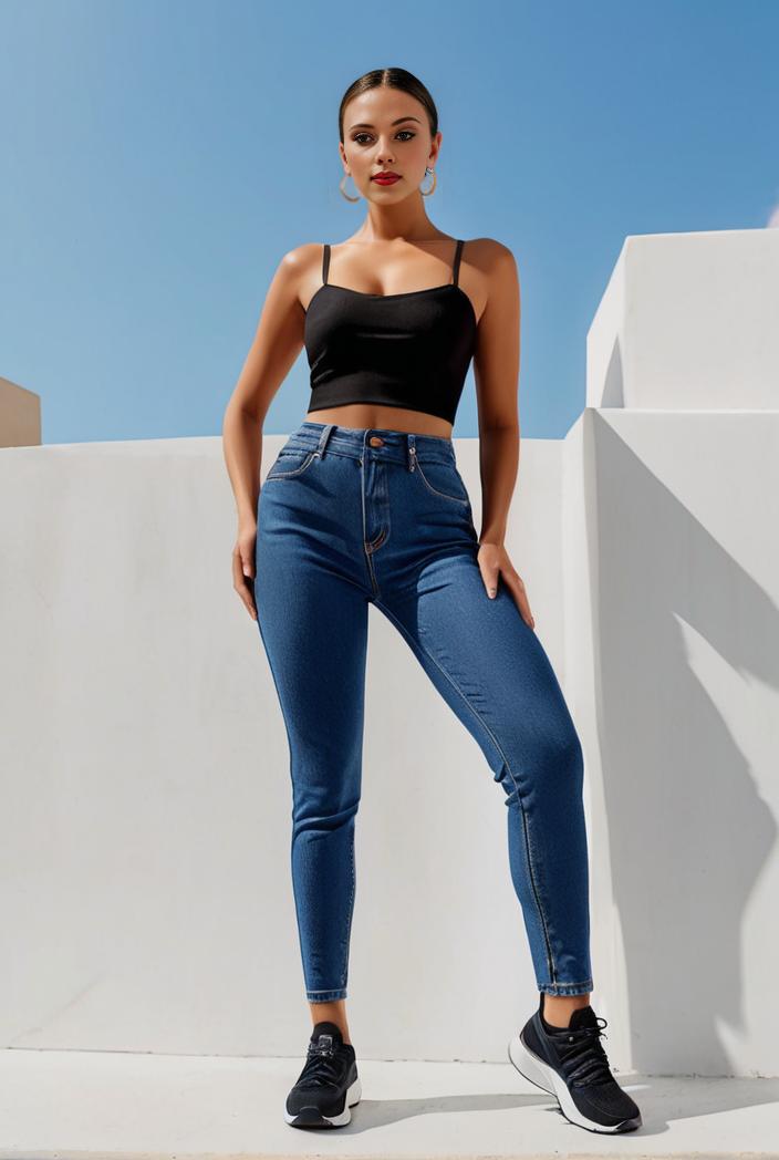 random print high waist stretchy casual leggings pants 119595