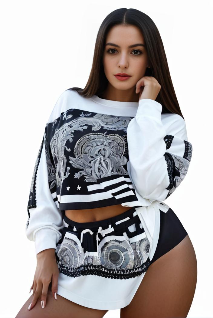 plus size casual sweatshirt women s plus graphic letter print long sleeve round neck slight stretch sweatshirt 123946