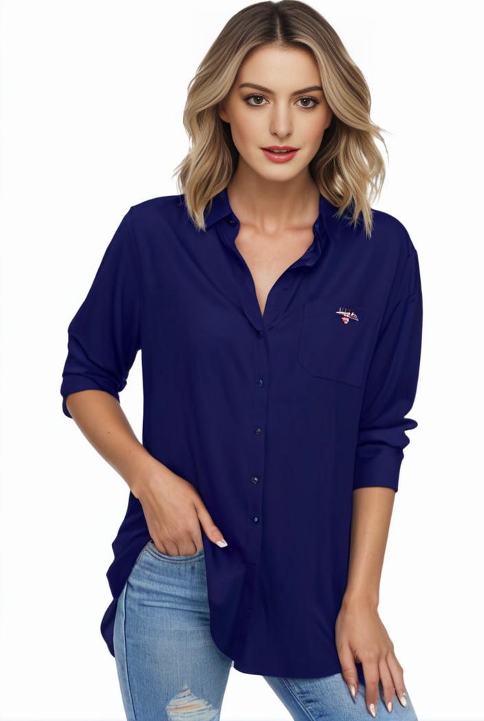 plus size formal shirt women s plus plain long sleeve turn down collar button up workwear shirt 124530