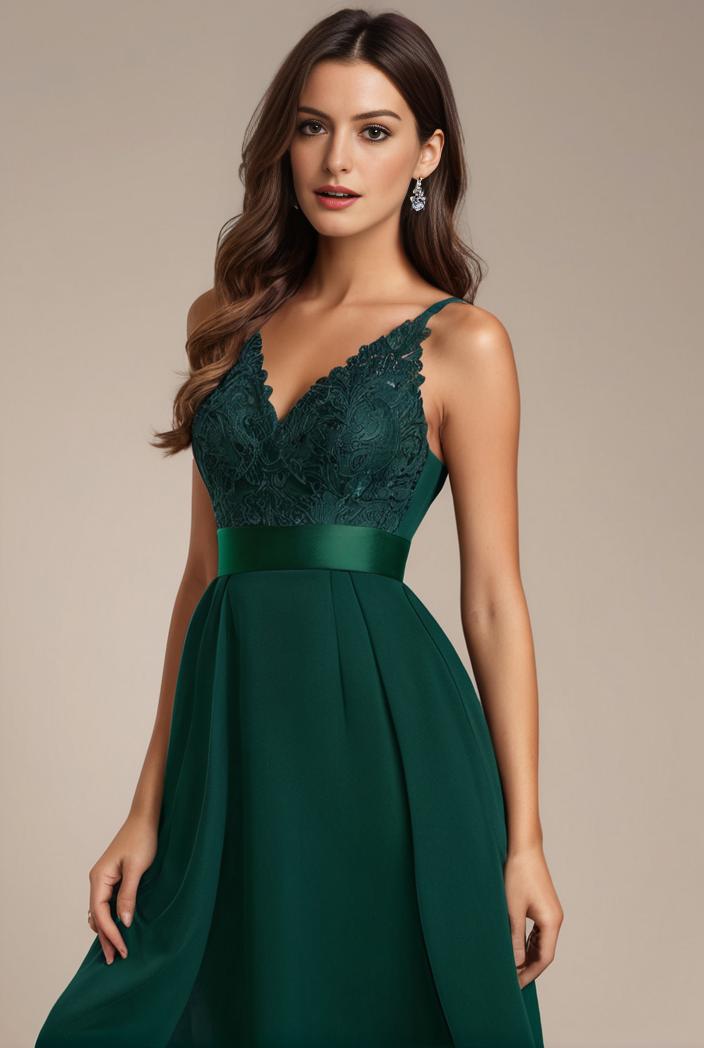 sequin bodice tulle high low evening dress with ribbon waist 128161
