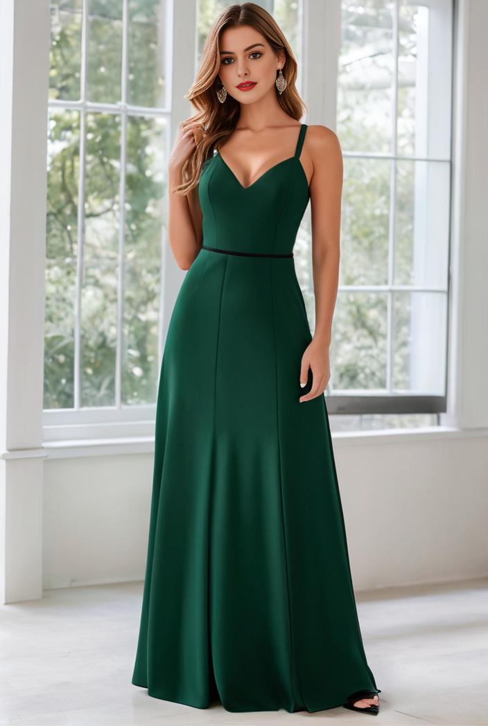 convertible chiffon lace open back spaghetti straps bridesmaid dress 134988