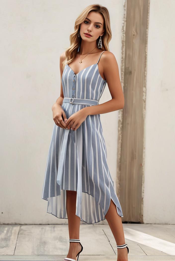 deep v neck lace chiffon bridesmaid dress with asymmetrical hem 135517