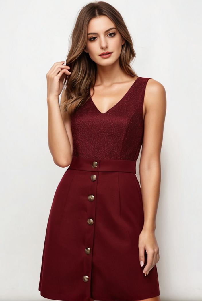 deep v neck lace chiffon bridesmaid dress with asymmetrical hem 135575