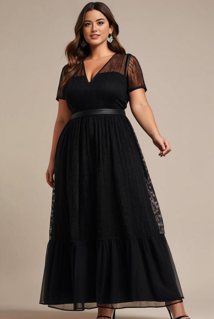 plus size floor length formal evening gowns for weddings 100305
