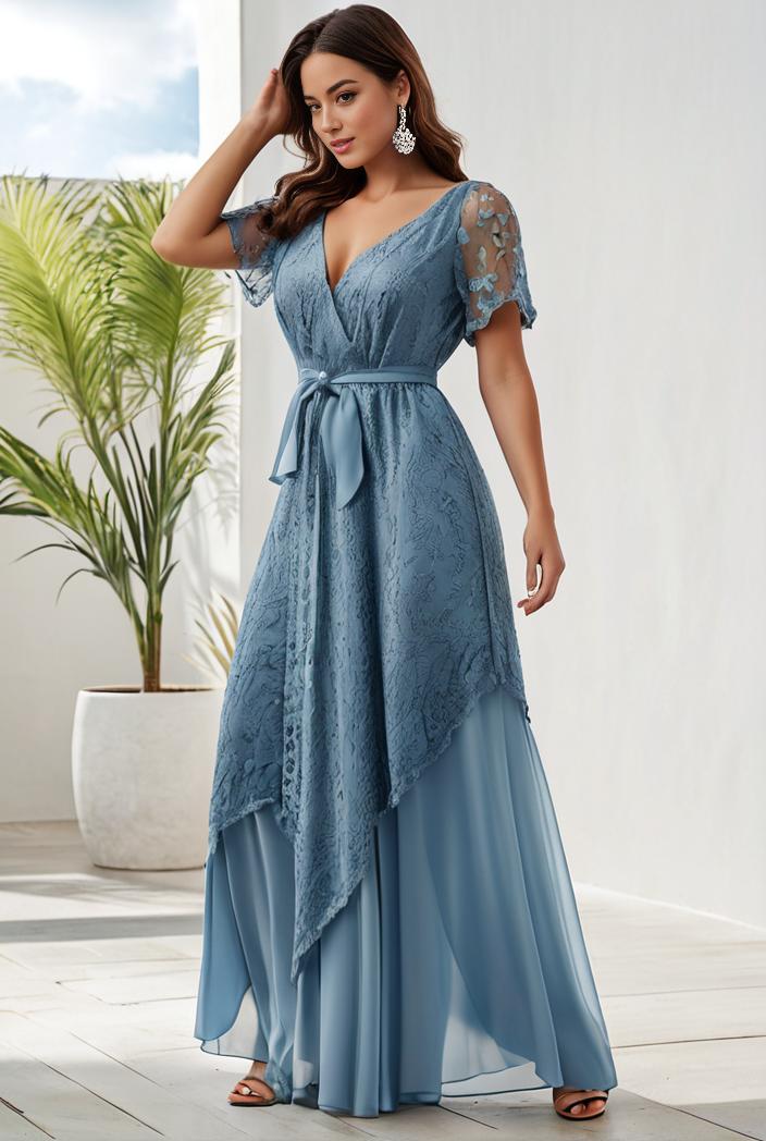 plus size floor length formal evening gowns for weddings 100334