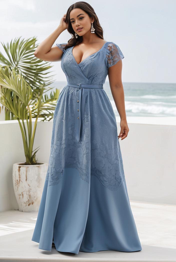 plus size floor length formal evening gowns for weddings 100337