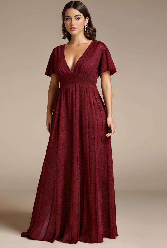 plus size floor length formal evening gowns for weddings 100362
