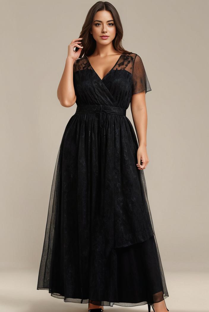 plus size floor length formal evening gowns for weddings 100374