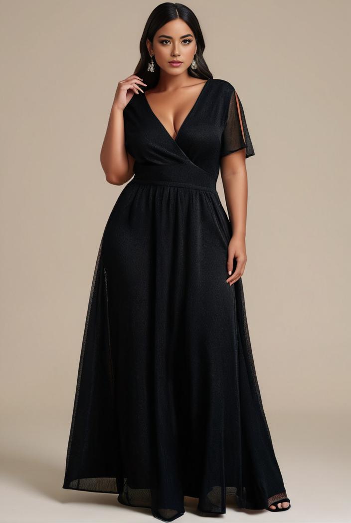 plus size floor length formal evening gowns for weddings 100375