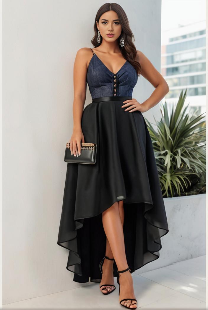 plus size sequin high low deep v neck tulle evening dresses 101997