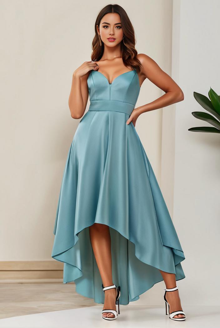 plus size sequin high low deep v neck tulle evening dresses 102033