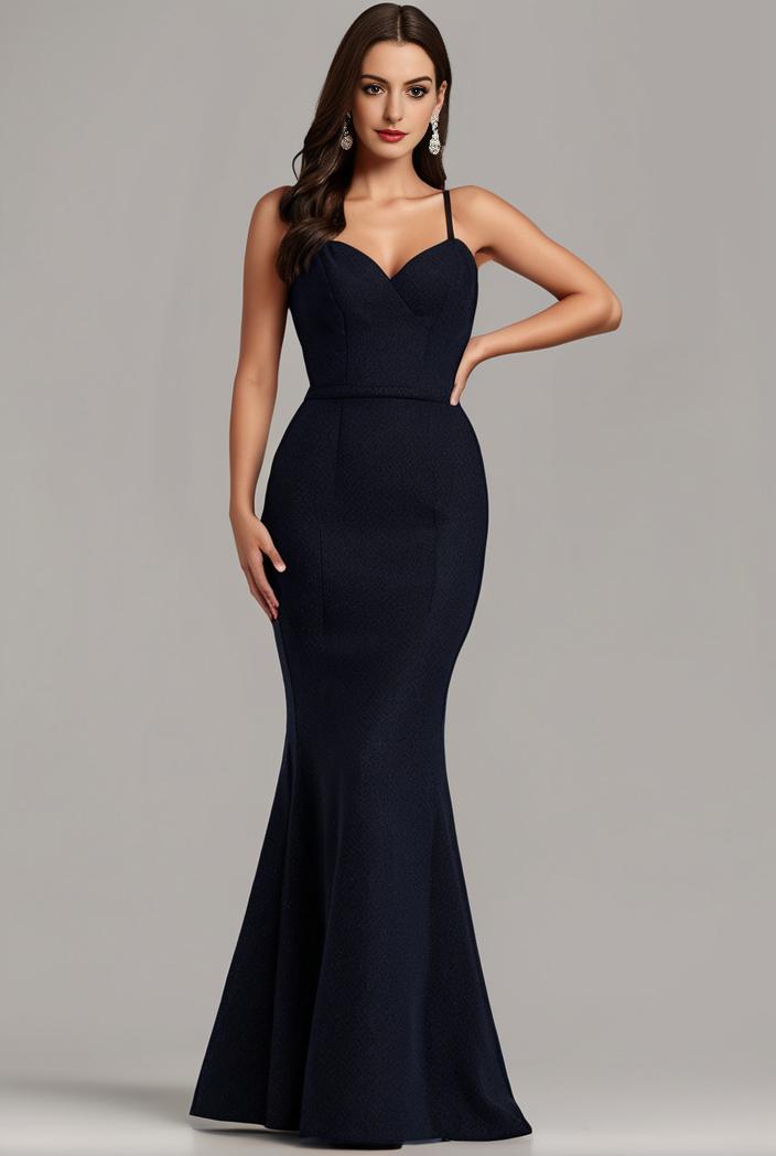 glitter spaghetti strap u veck open back bodycon stretchy evening dress 139696