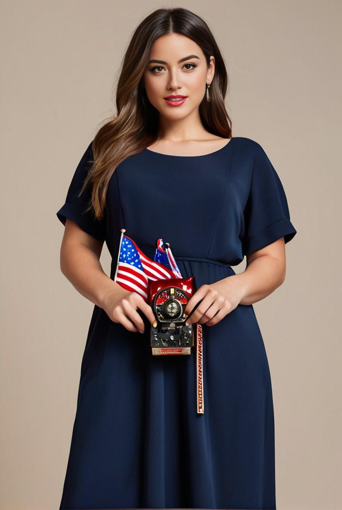 plus size simple chiffon pleated a line round neckline bridesmaid dress 102537