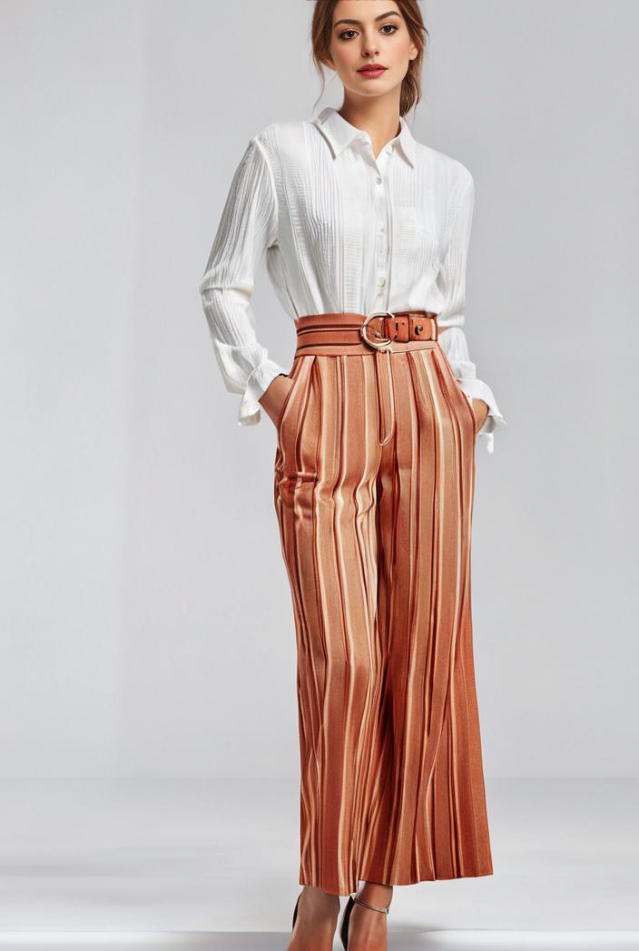 pleated high waist commuting temperament maxi dress 141597