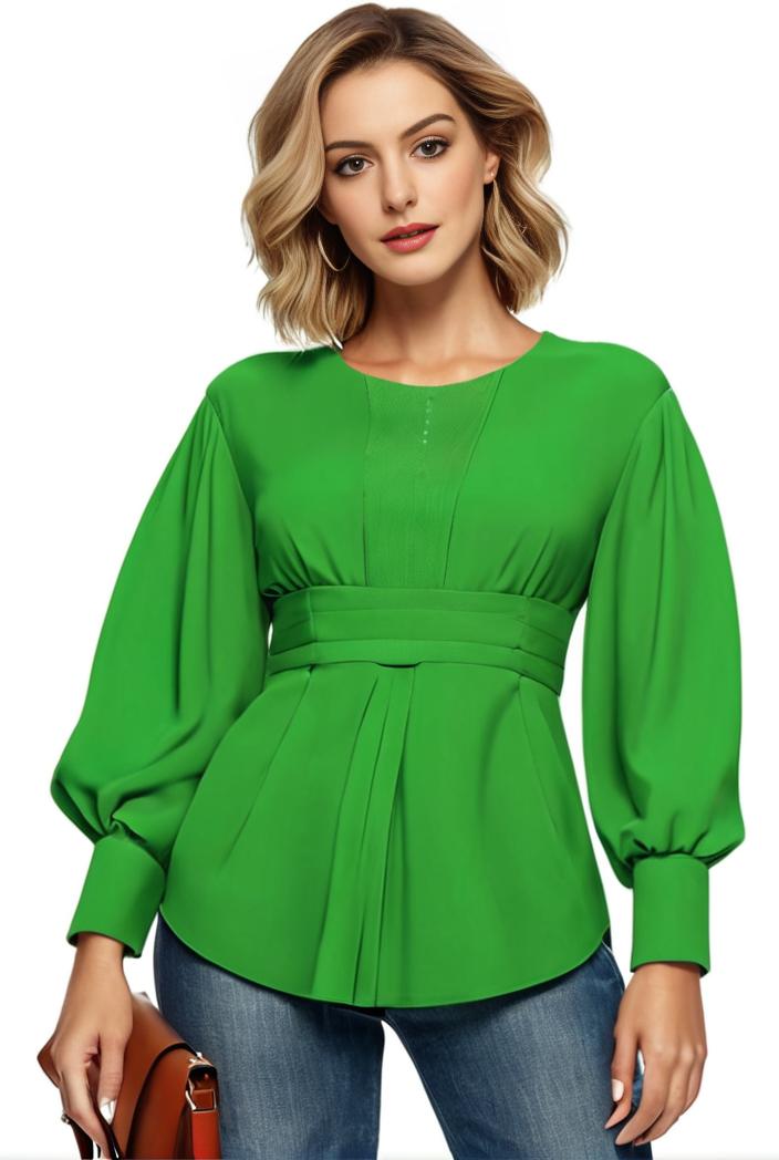 plus size casual blouse women s plus solid button up lantern sleeve turn down collar nipped waist blouse 142503