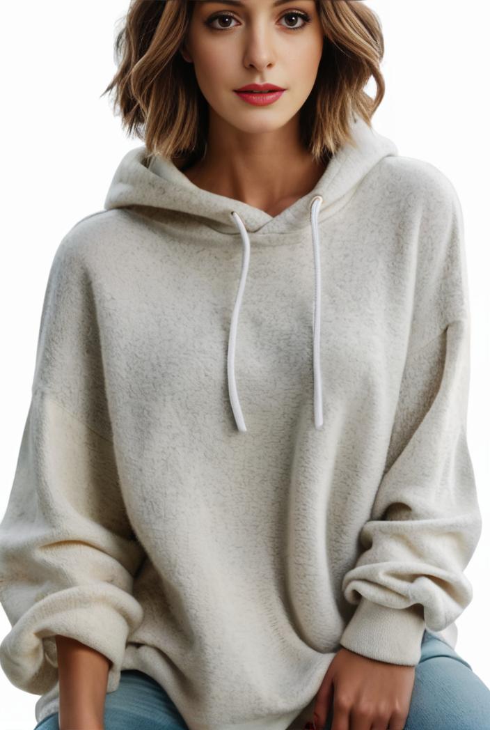 plus size casual hoodie women s plus solid ribbed long sleeve slight stretch hoodie drawstring sweatshirt 142545