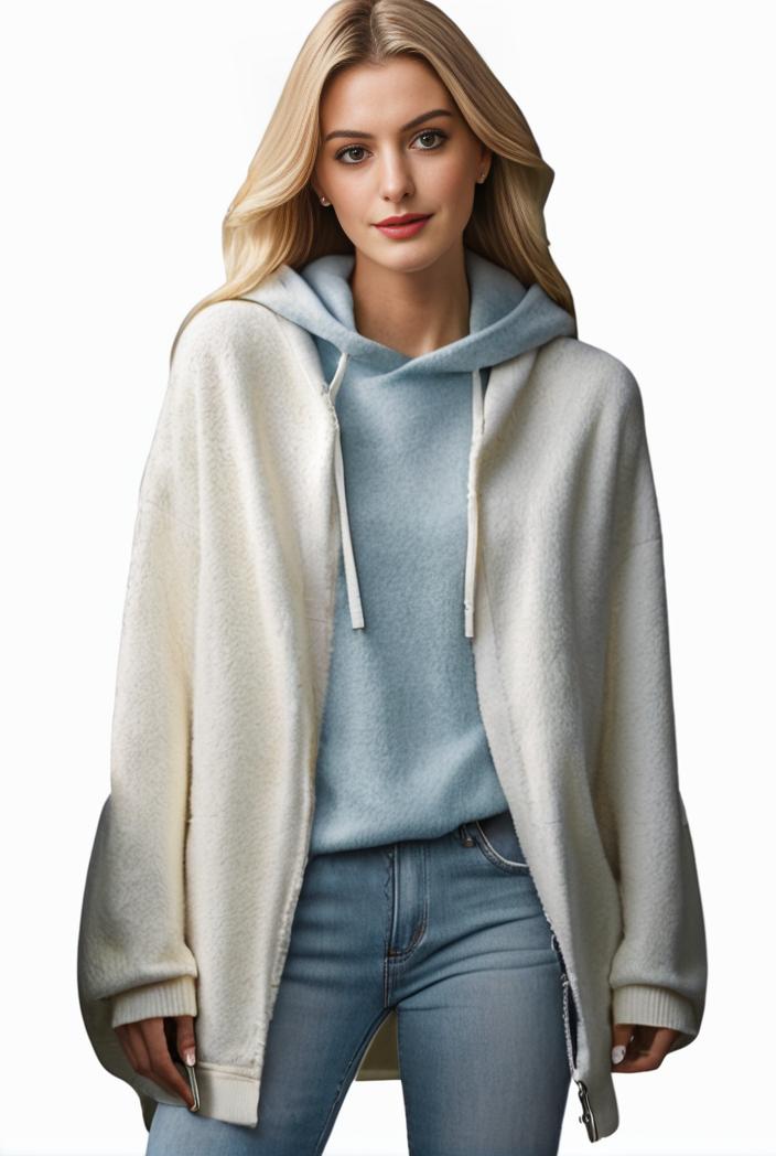 plus size casual hoodie women s plus solid ribbed long sleeve slight stretch hoodie drawstring sweatshirt 142579