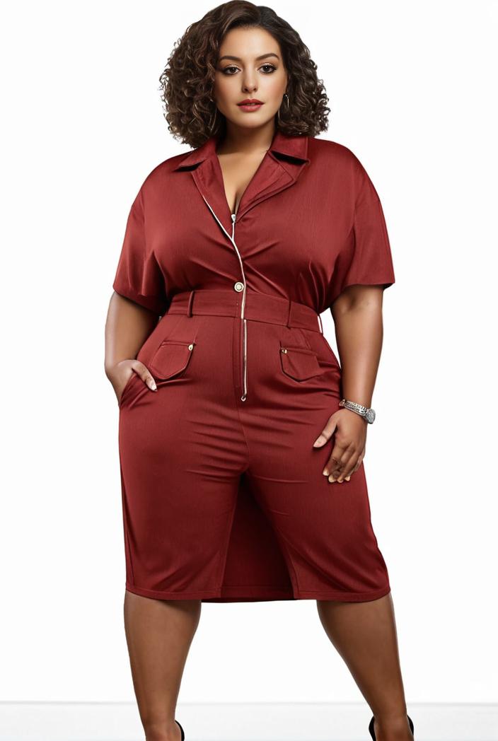 plus size faith letter print short sleeve midi dress with pockets women s plus slight stretch casual dress 142848