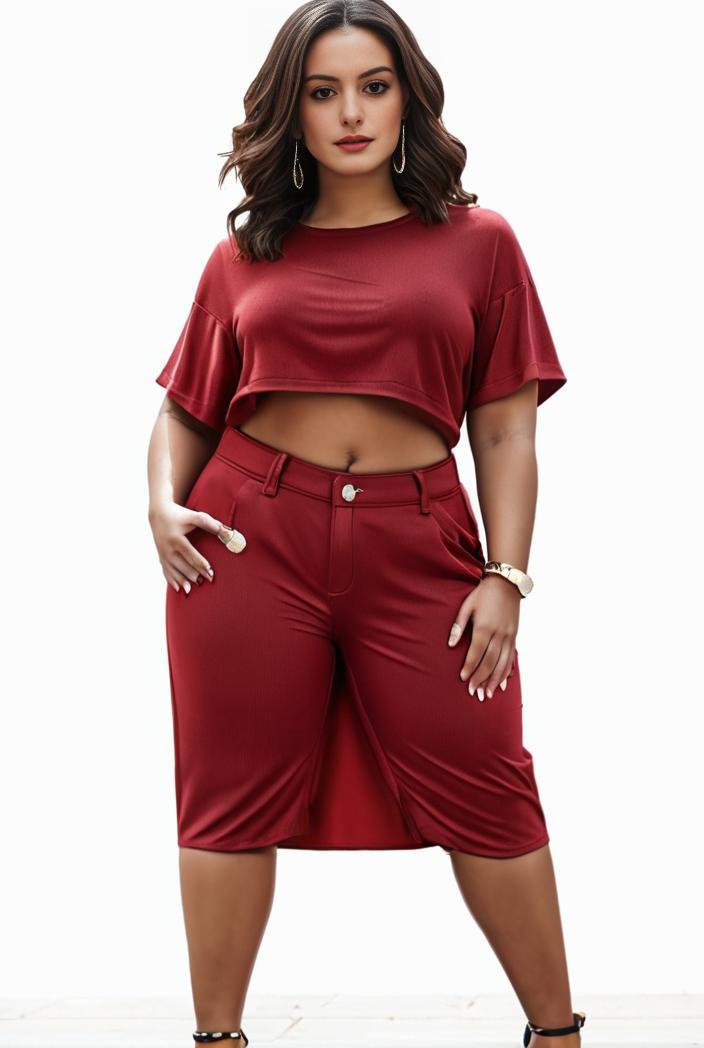 plus size faith letter print short sleeve midi dress with pockets women s plus slight stretch casual dress 142853
