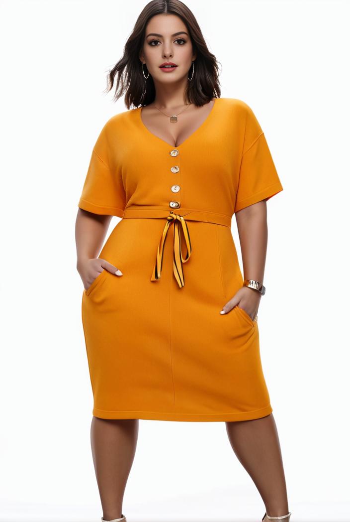plus size faith letter print short sleeve midi dress with pockets women s plus slight stretch casual dress 142867