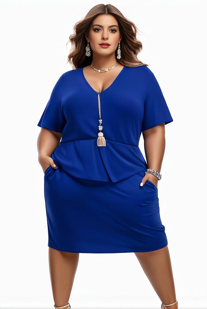 plus size faith letter print short sleeve midi dress with pockets women s plus slight stretch casual dress 142875