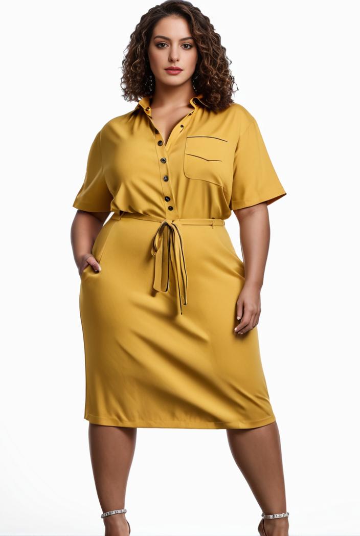 plus size faith letter print short sleeve midi dress with pockets women s plus slight stretch casual dress 142884