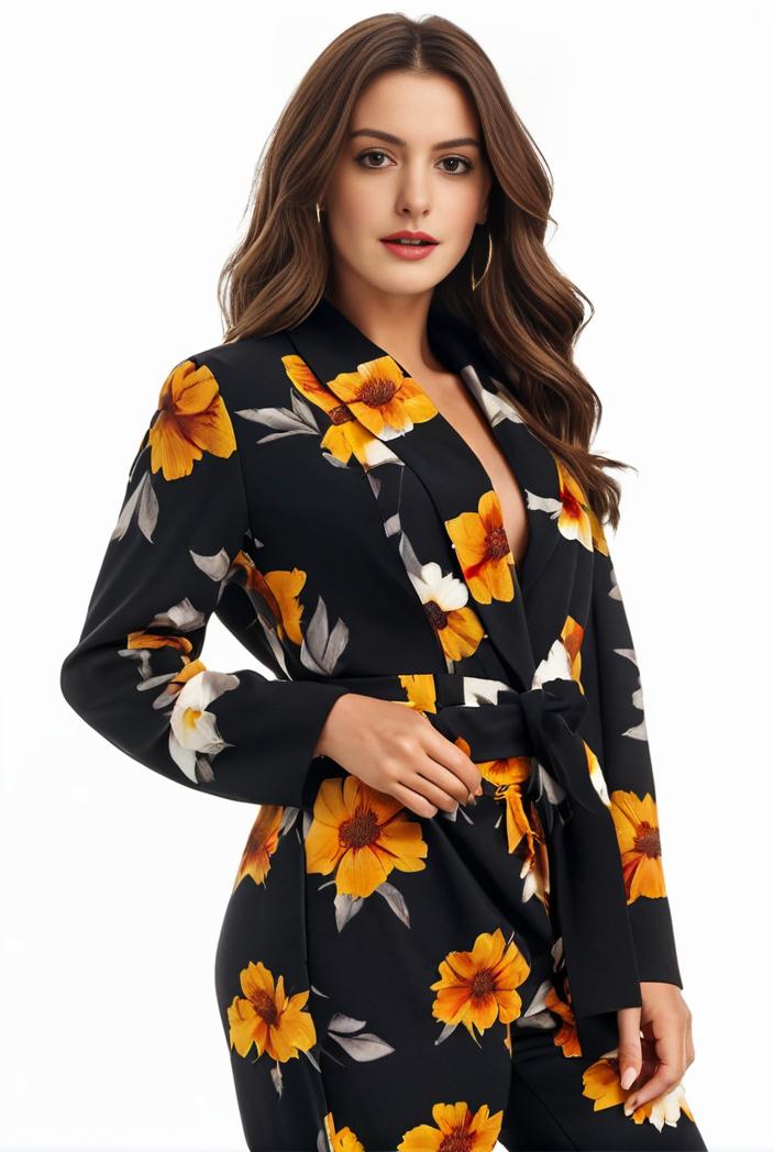 plus size halloween coat women s pus allover cat pumpkin print long sleeve open front medium stretch cardigan overcoat 143418
