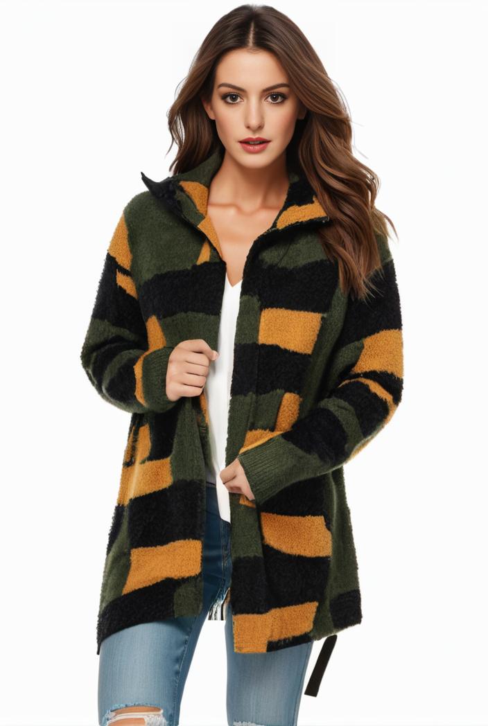 plus size halloween coat women s pus allover cat pumpkin print long sleeve open front medium stretch cardigan overcoat 143427