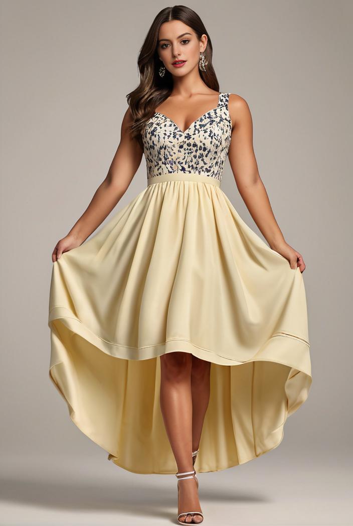 plus size sequin high low deep v neck tulle evening dresses 144476
